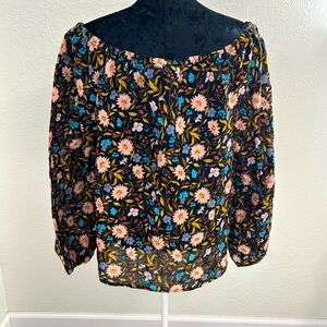 Ana Floral Off-Shoulder Top